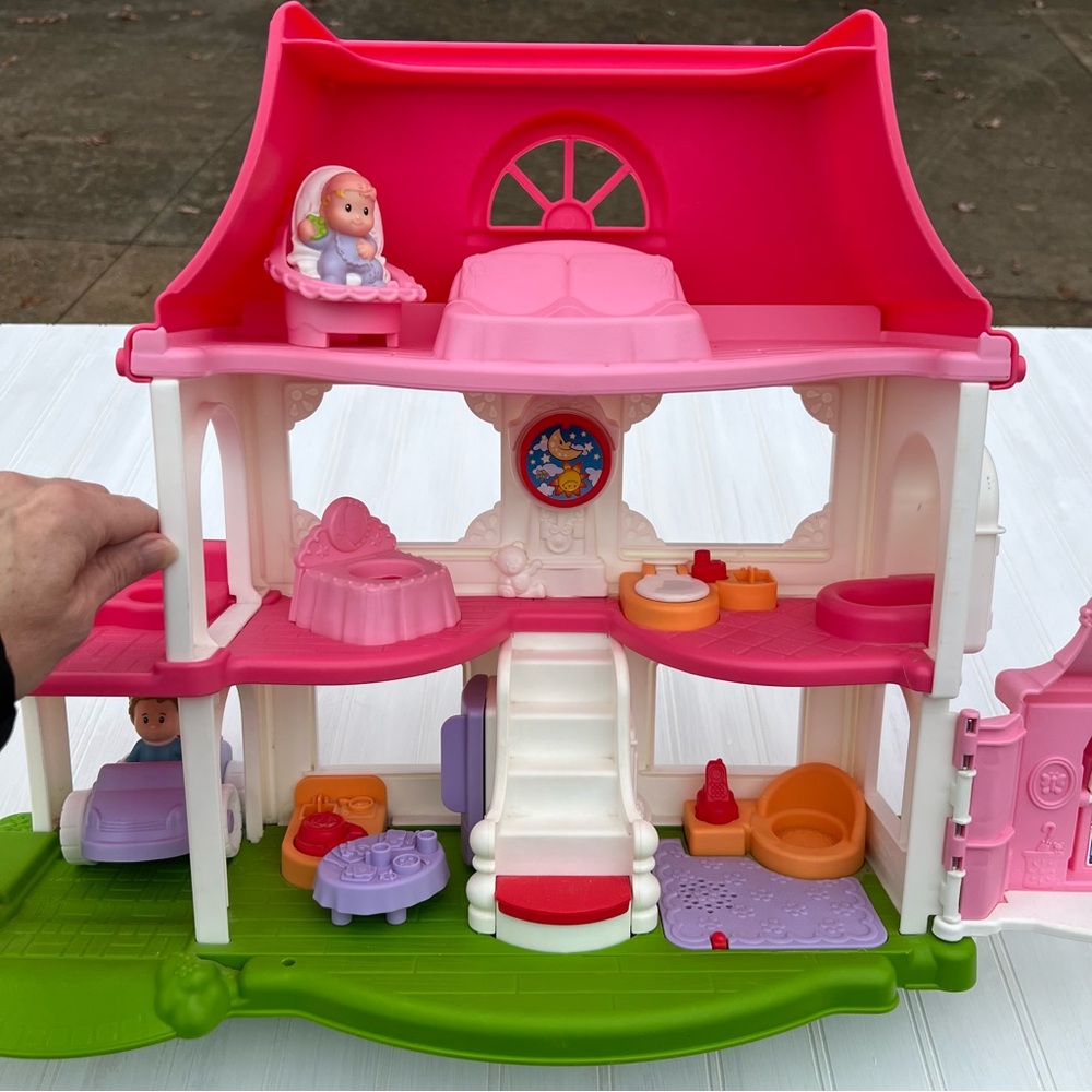 2013 Fisher-Price Little People Happy Sounds Home with Accessories - Picture 2 of 11